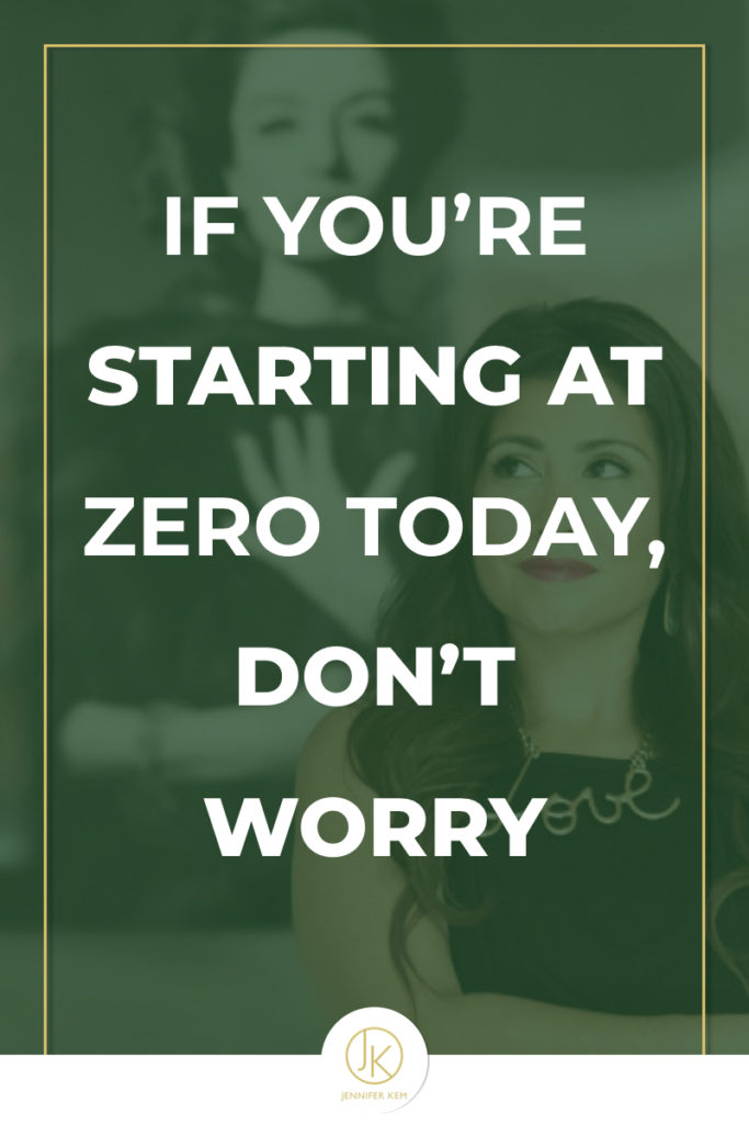 If you’re starting at zero today, don’t worry.001